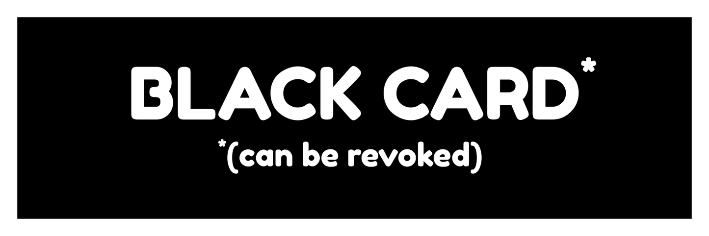 BLACK CARD